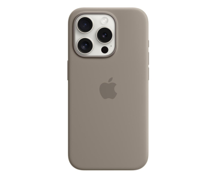 Etui / obudowa na smartfona Apple Silikonowe etui MagSafe iPhone 15 Pro popielaty
